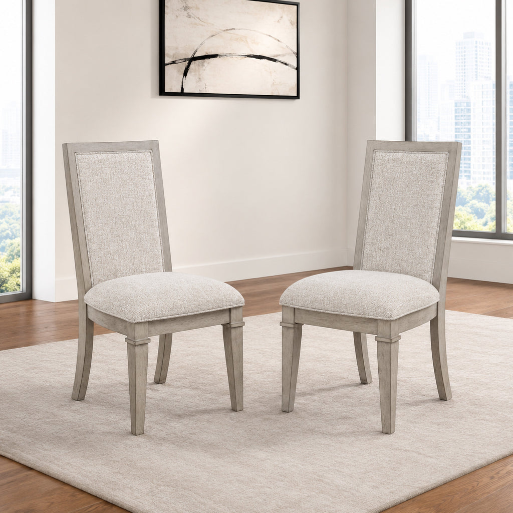 Mariana Upholstered Side Chair (2 Per Carton)-Vintage Creme