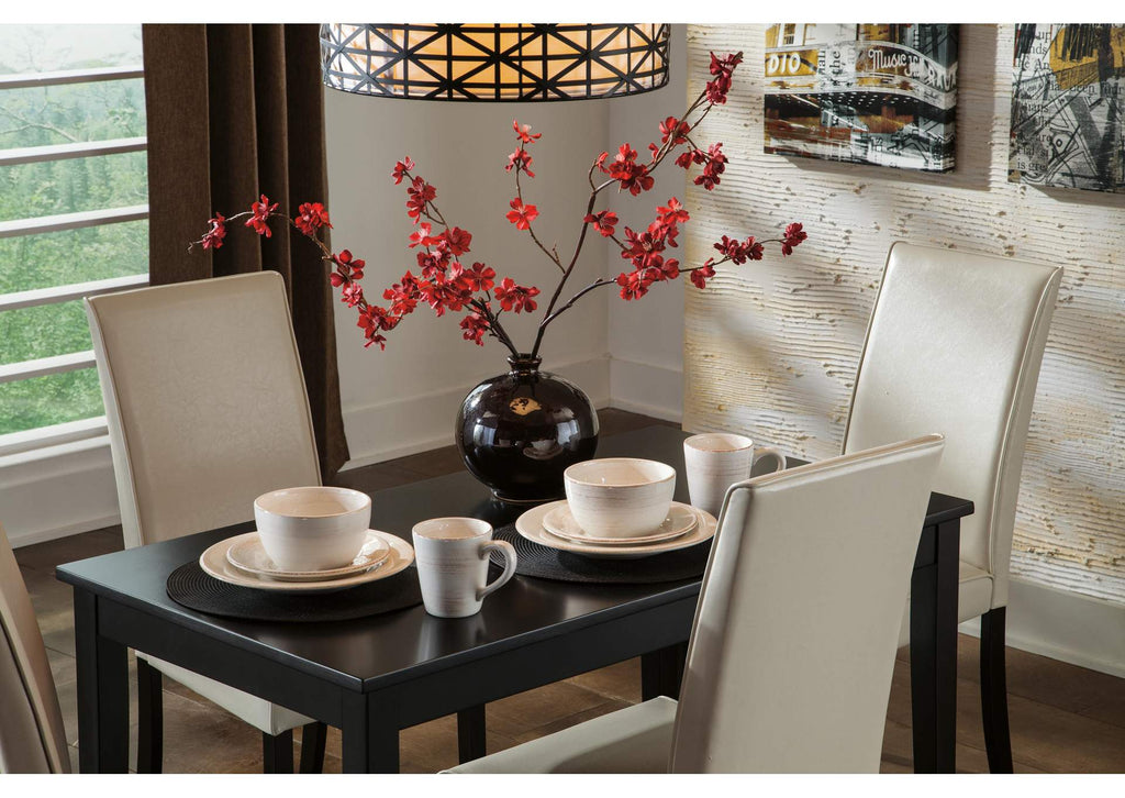 Kimonte Dining Table and 4 Chairs Set