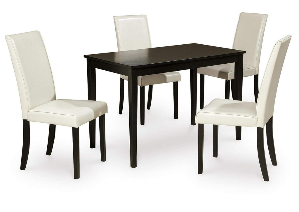 Kimonte Dining Table and 4 Chairs Set
