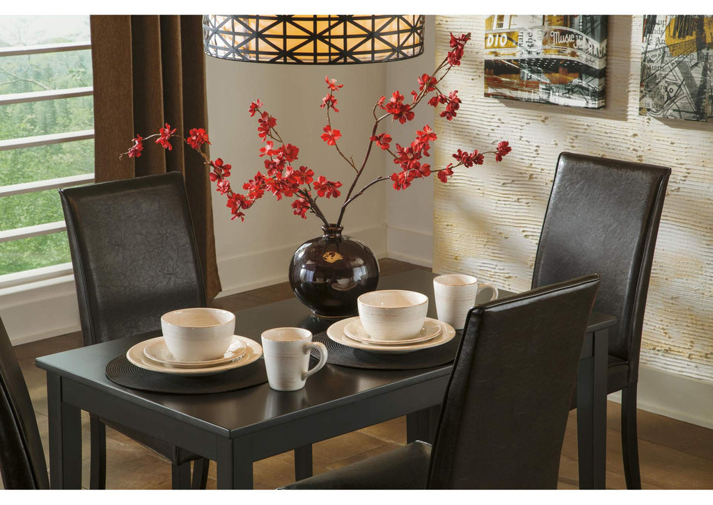 Kimonte Dining Table and 4 Chairs Set