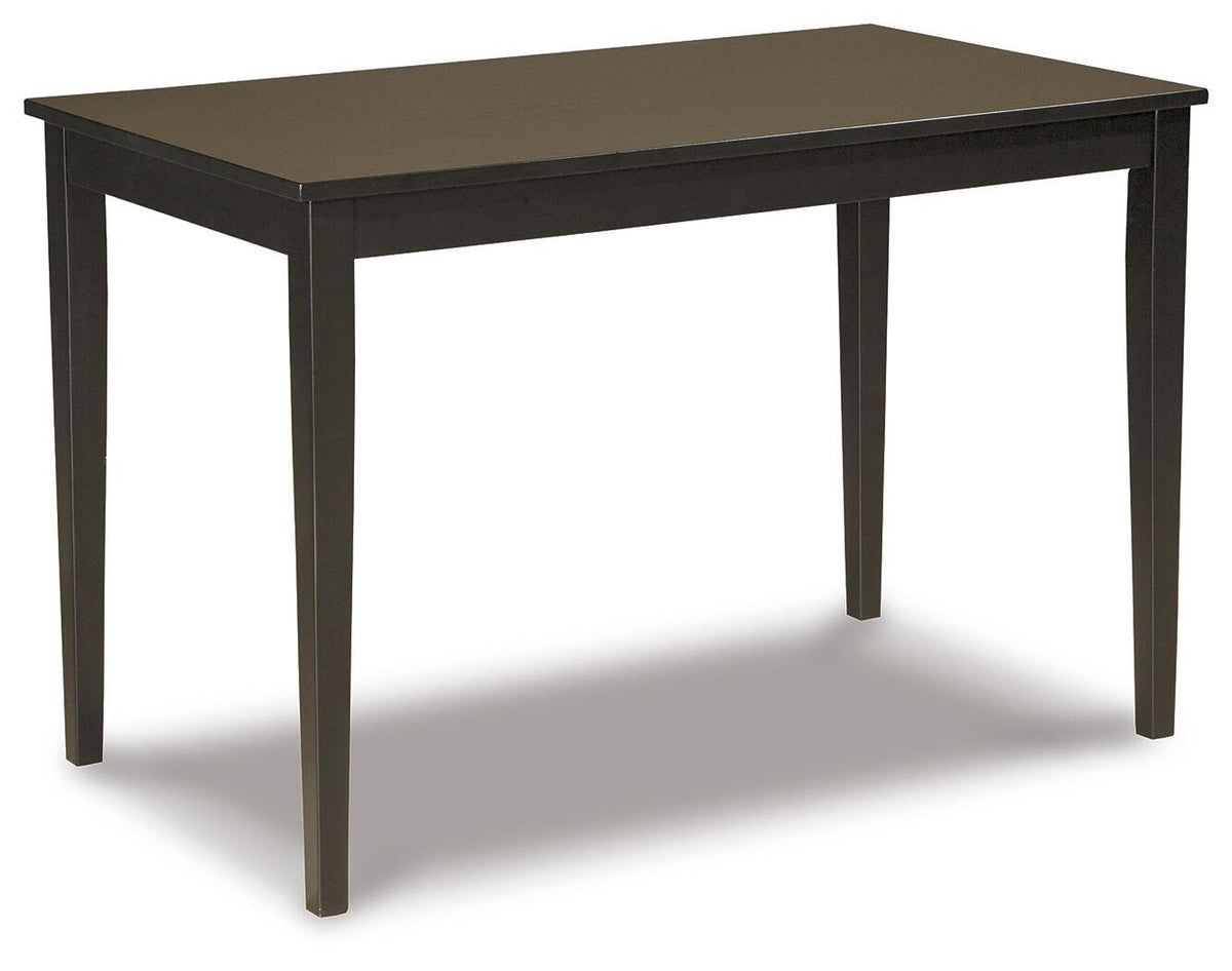 Kimonte Dining Table in Dark Brown, alternate view 2