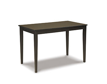 Kimonte Dining Table in Dark Brown
