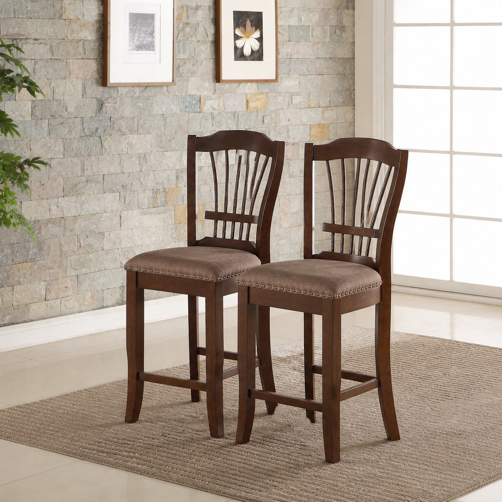 Bixby Counter Chair (2 Per Carton)-Espresso