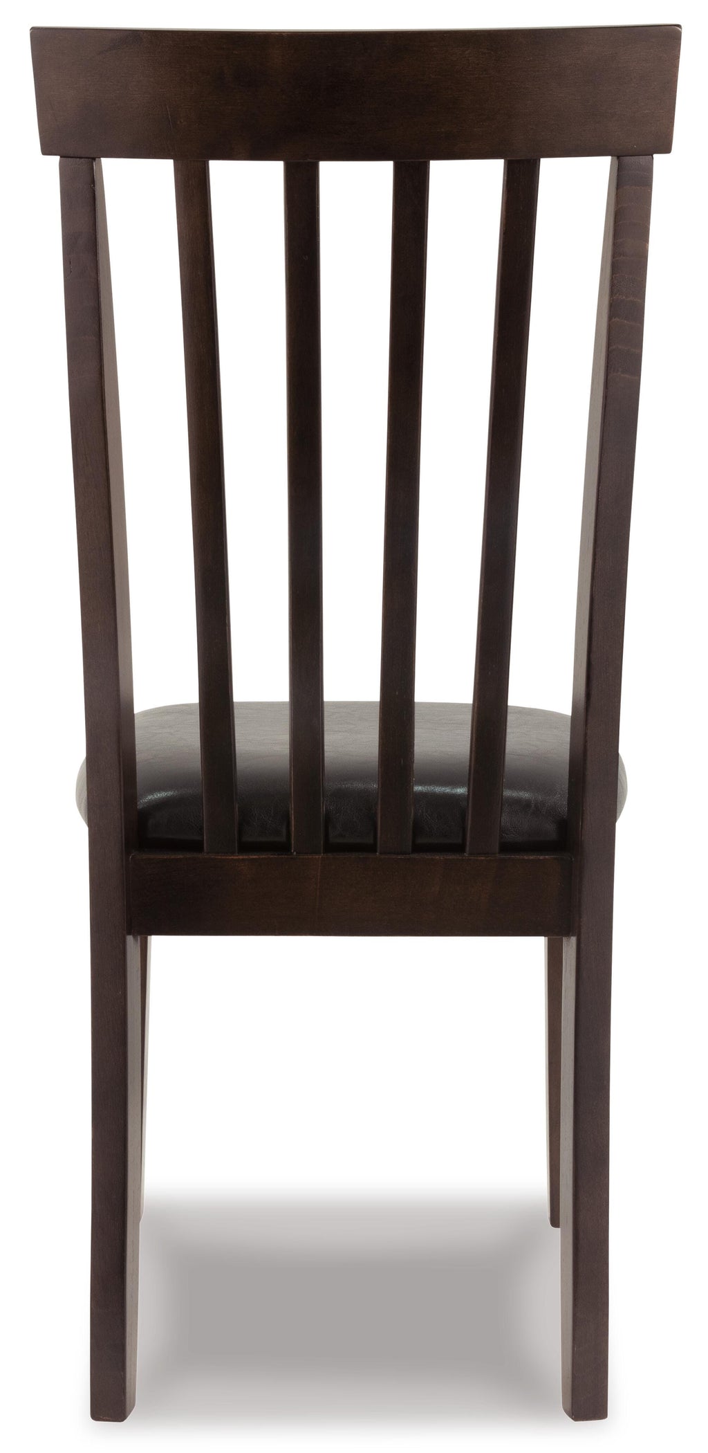 Hammis Dining Chair in Dark Brown, back view