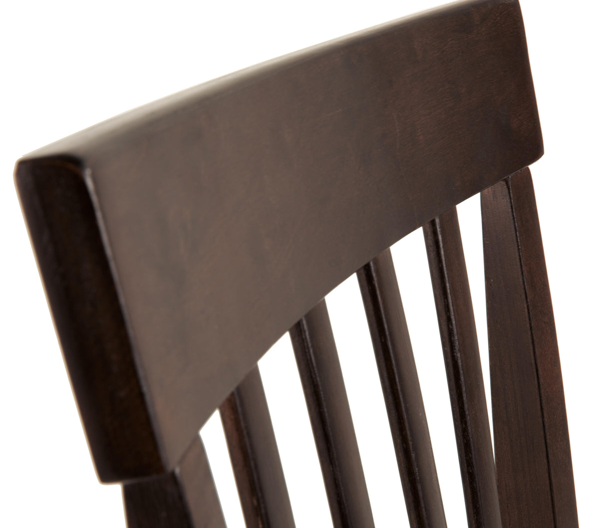 Hammis Dining Chair in Dark Brown, detail view