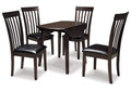 Hammis Extendable Dining Table and 4 Chairs