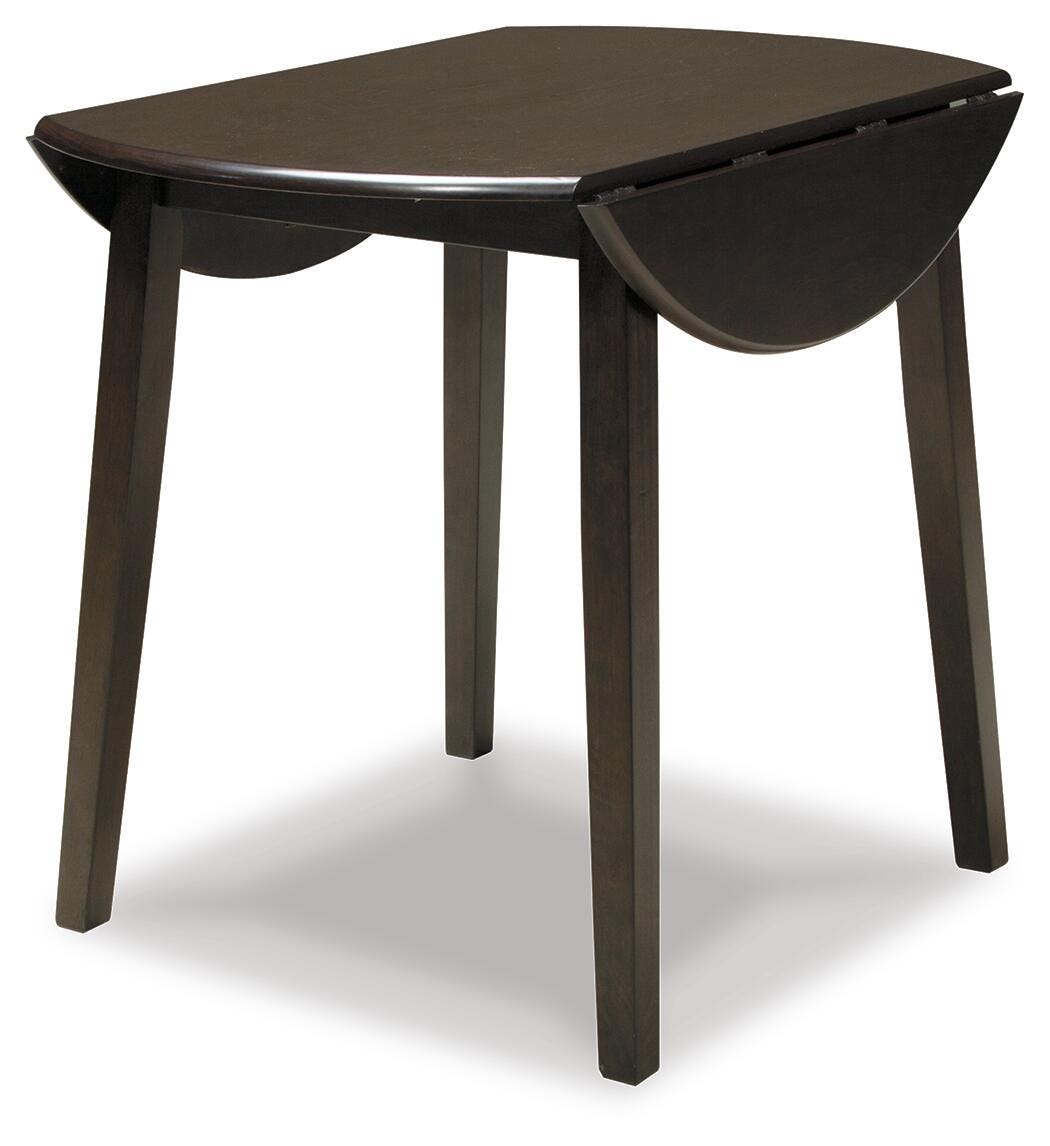 Hammis Dining Drop Leaf Table in Dark Brown, alternate view 2