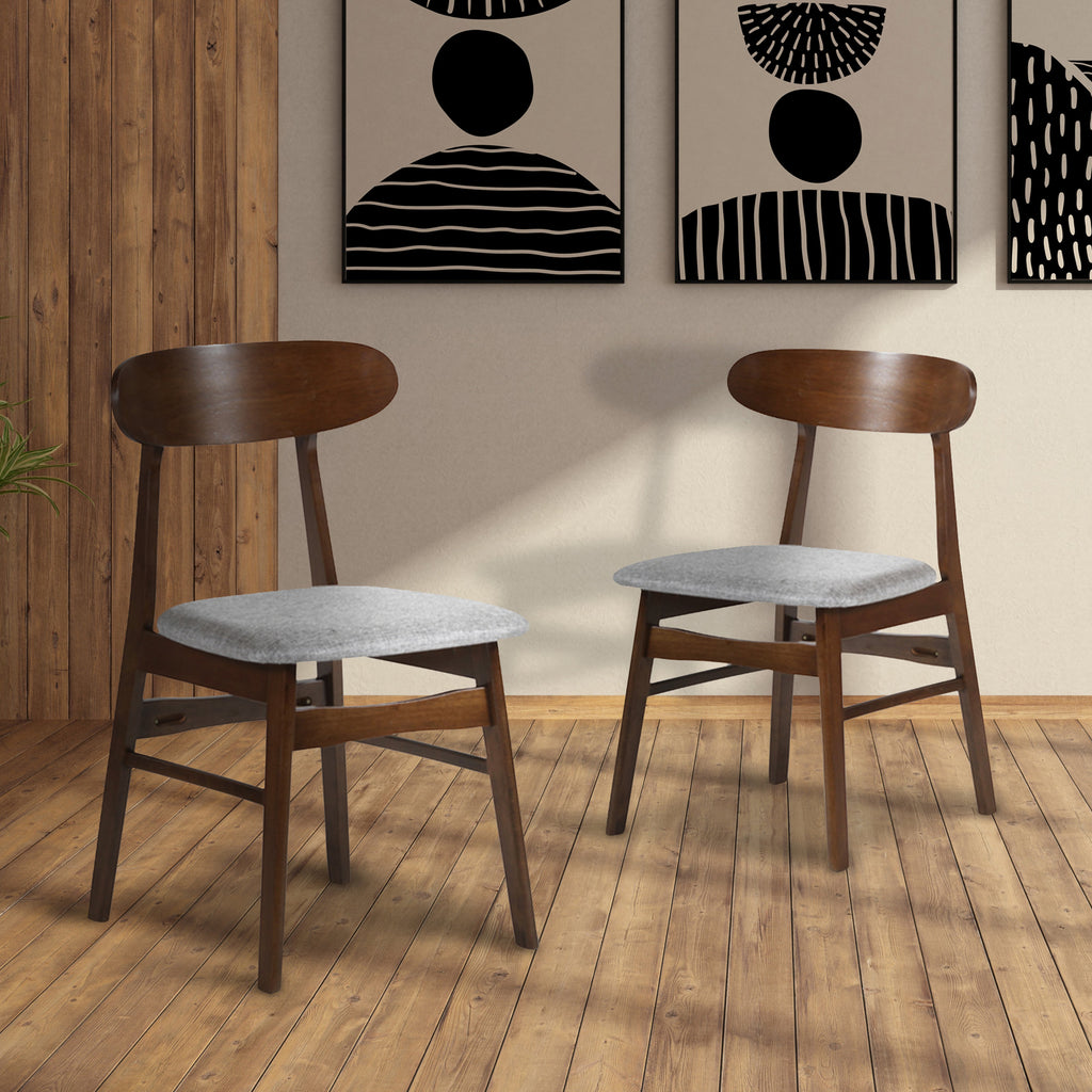 Morocco Dining Chair w/Light Gray Seat Cushion (2 Per Carton