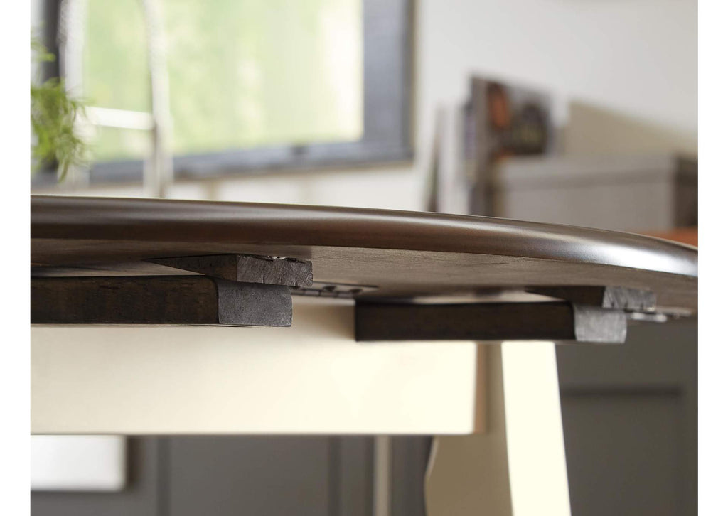 Woodanville Extendable Dining Table and 2 Chairs detail