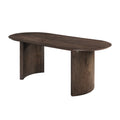 Kody 79" Oval -Dk Walnut Dining Table