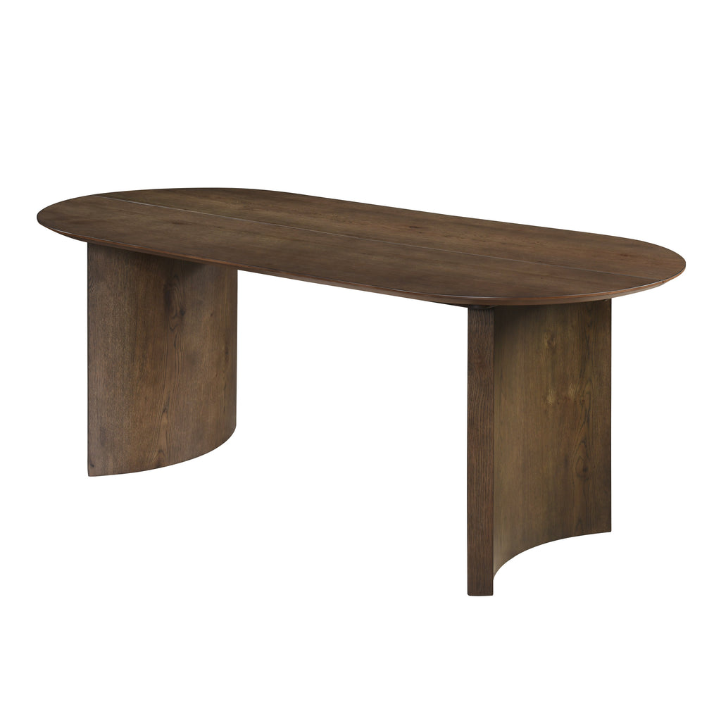Kody 79" Oval -Dk Walnut Dining Table