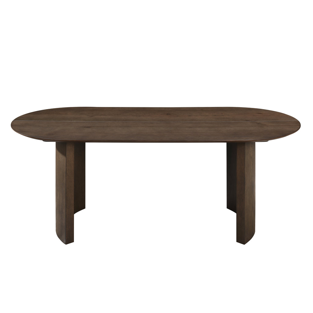 Kody 79" Oval -Dk Walnut Dining Table