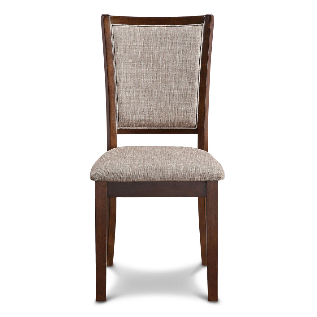 Amy 5 Pc 47" Round Dining Set-Cherry