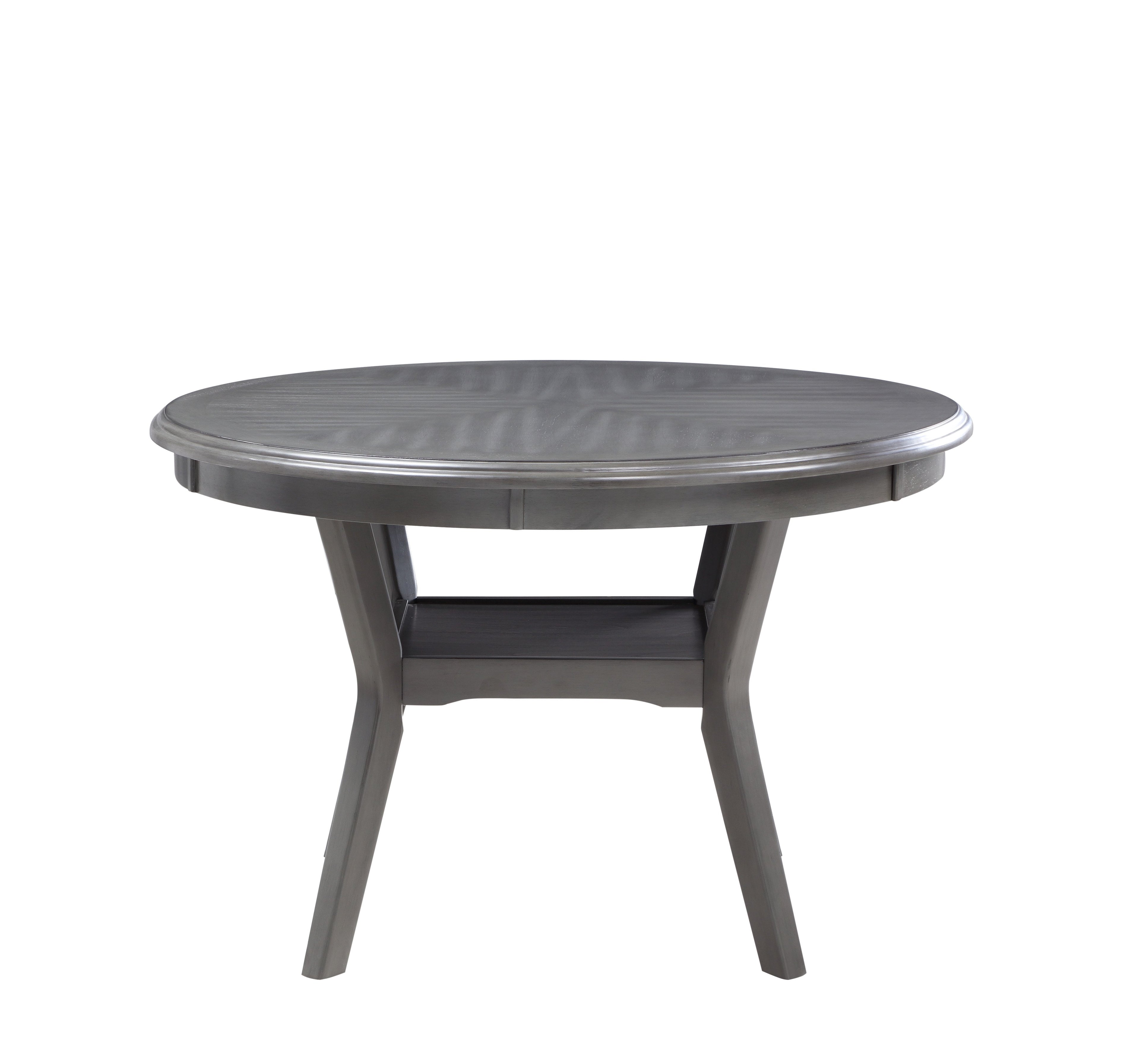 Amy 5 Pc 47" Round Dining Set-Gray