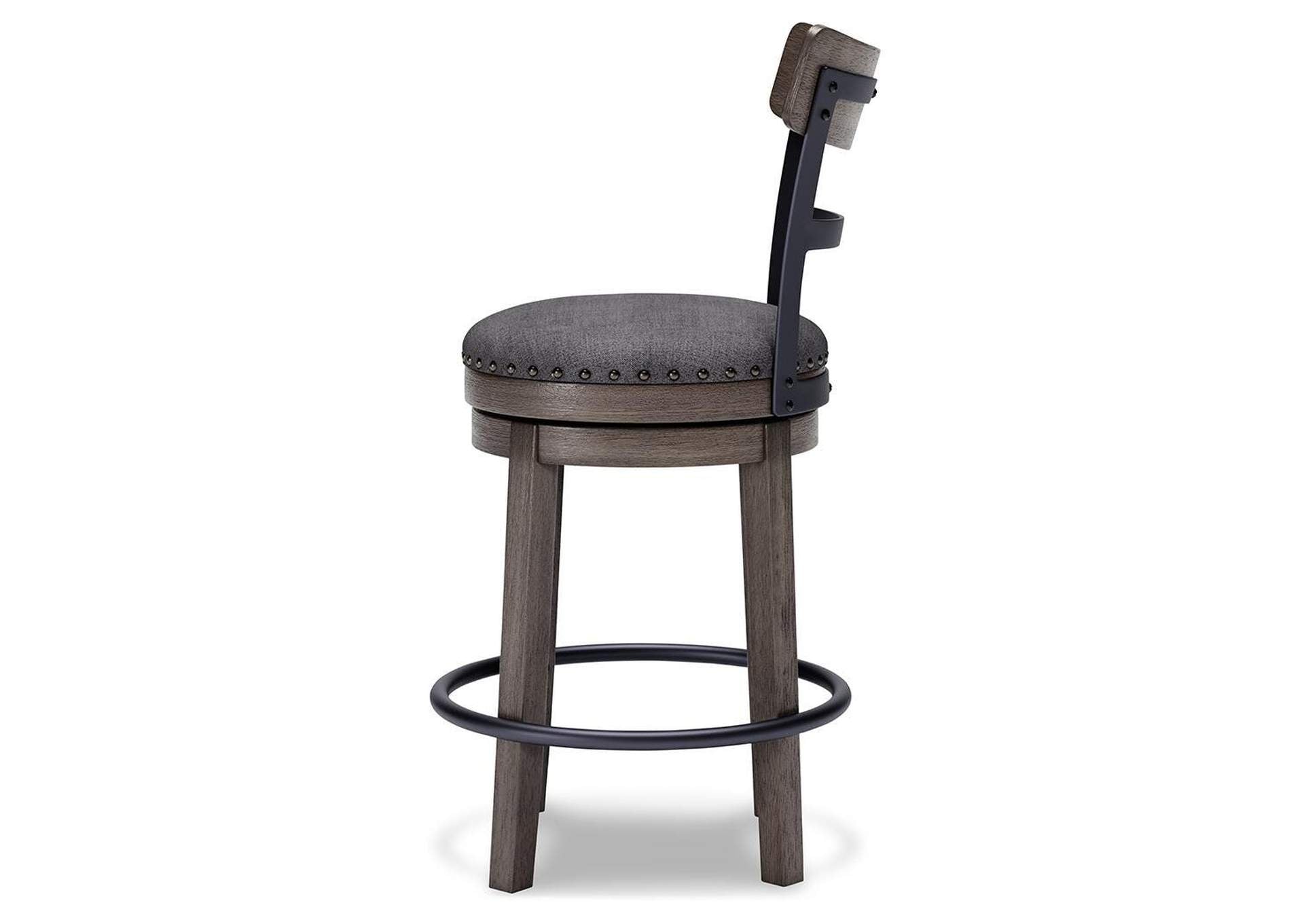 Caitbrook Counter Height Bar Stool side view