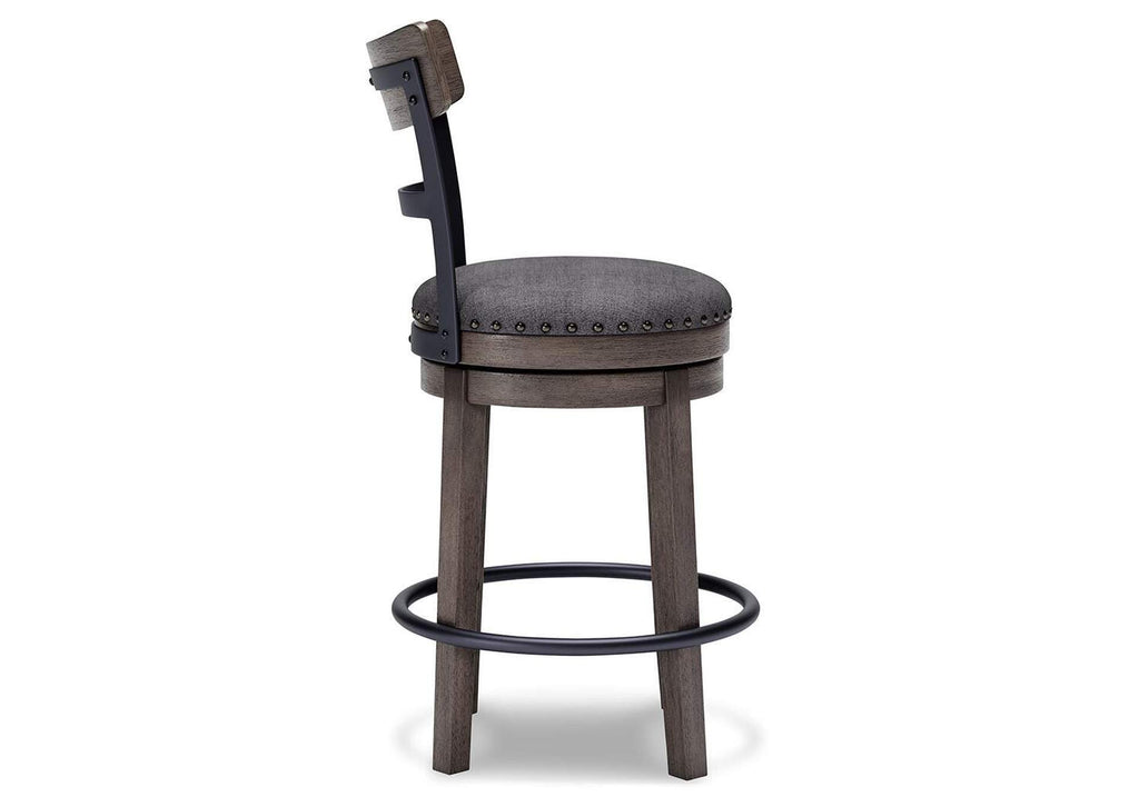 Caitbrook Counter Height Bar Stool side view