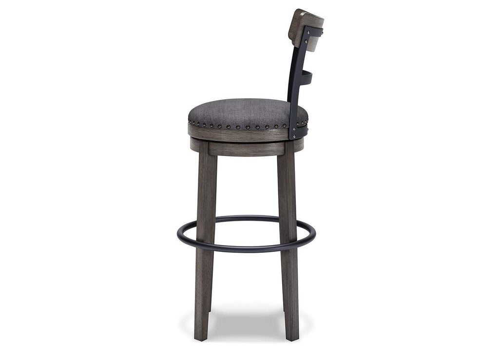 Caitbrook Bar Height Bar Stool side view