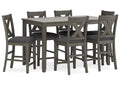 Caitbrook Counter Height Dining Table and Bar Stools (Set of 7)