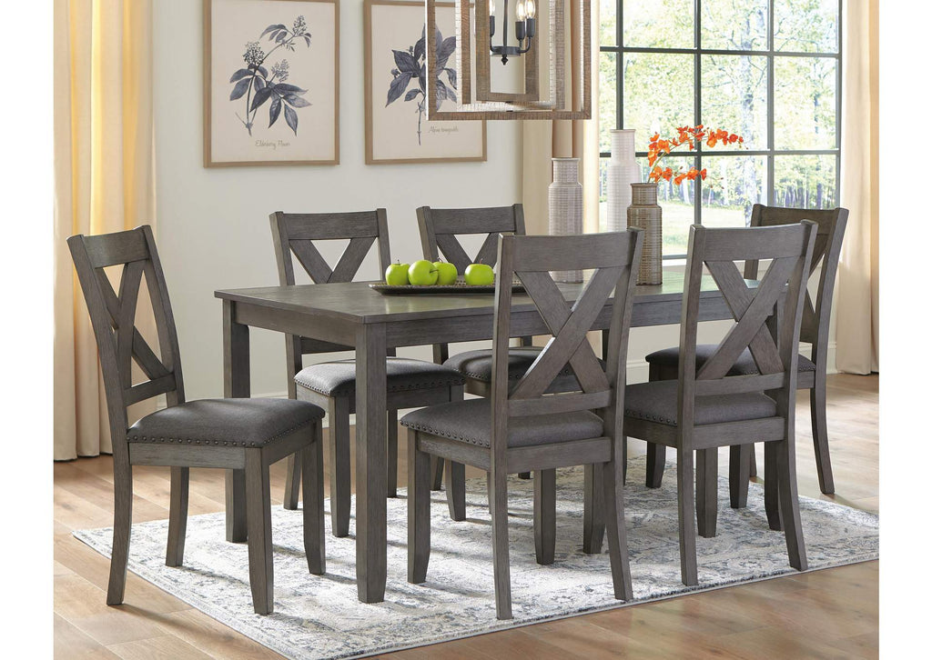 Caitbrook Dining Table and Chairs (Set of 7) room view
