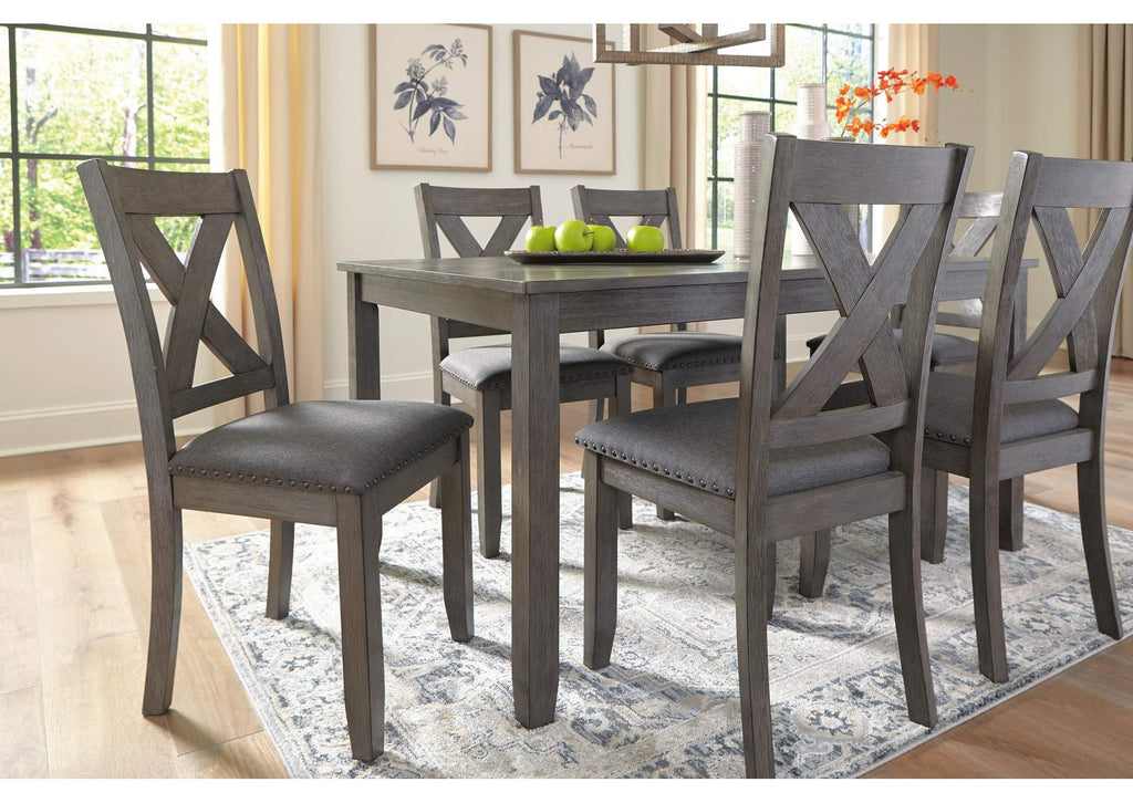 Caitbrook Dining Table and Chairs (Set of 7)