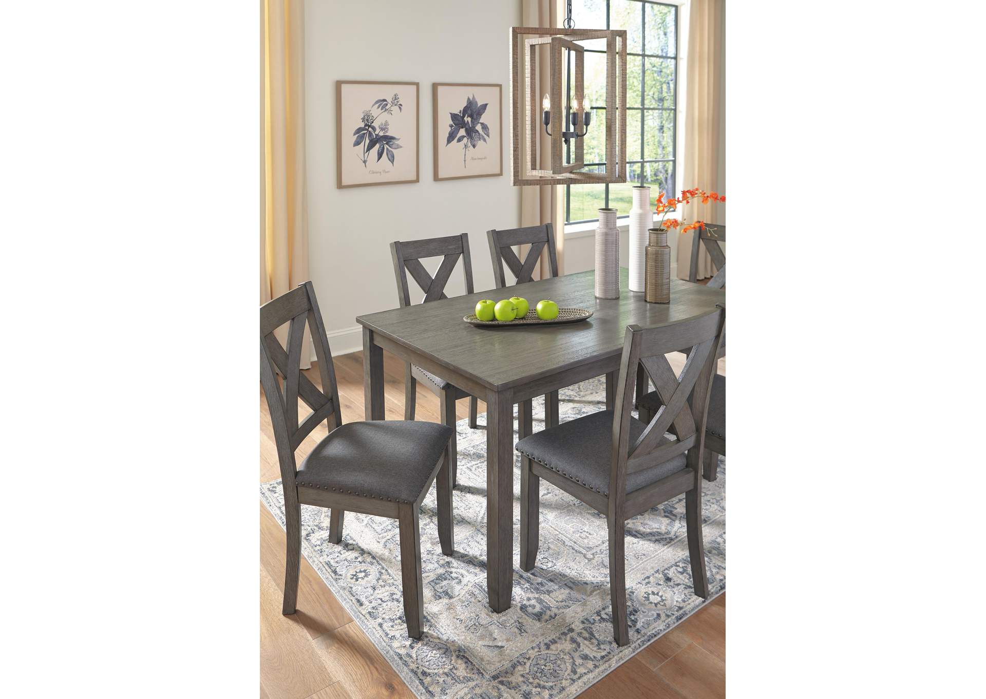 Caitbrook Dining Table and Chairs (Set of 7)