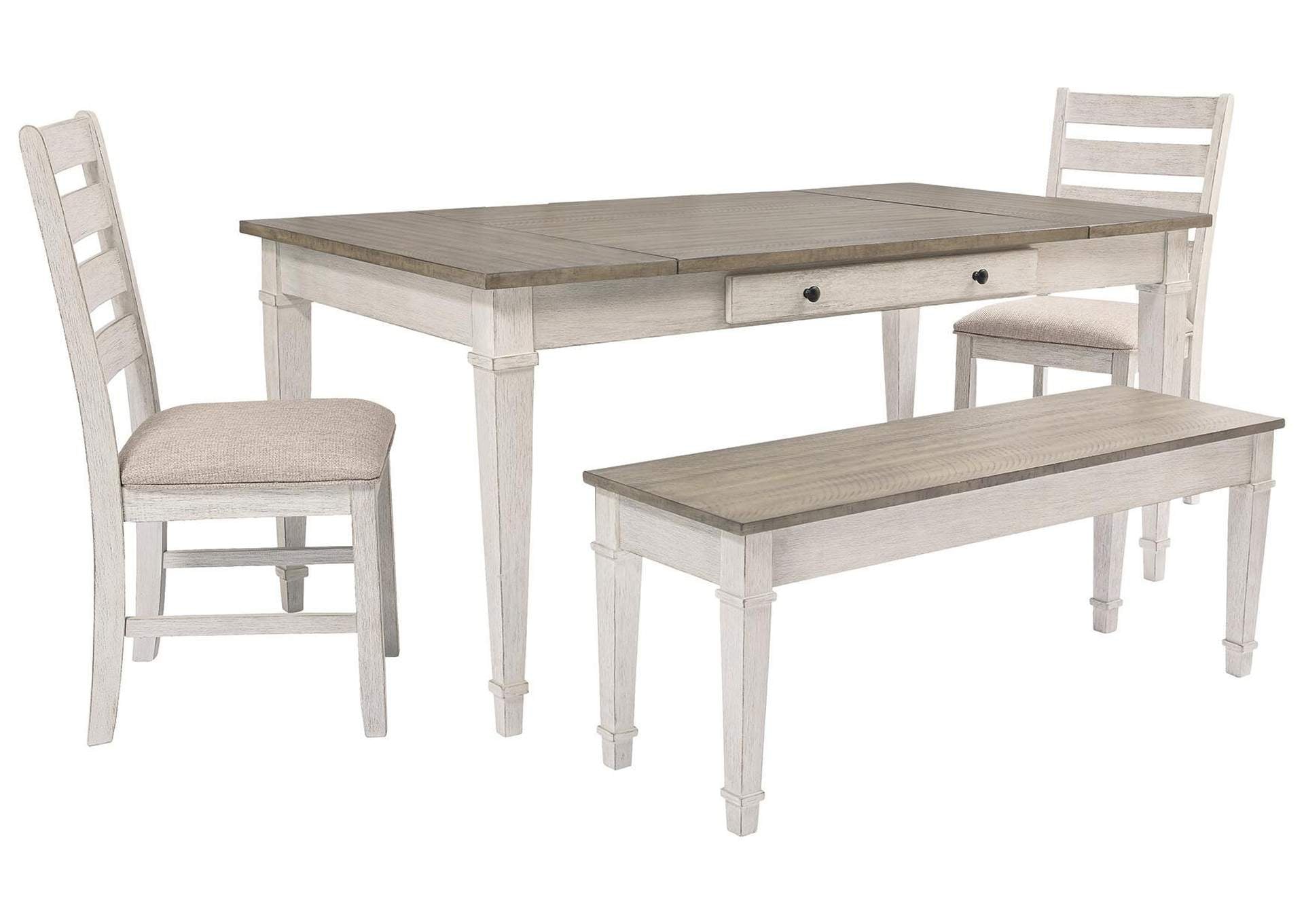 Skempton Dining Storage Table and 2 Chairs and Bench
