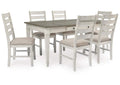 Skempton Dining Storage Table and 6 Chairs Set