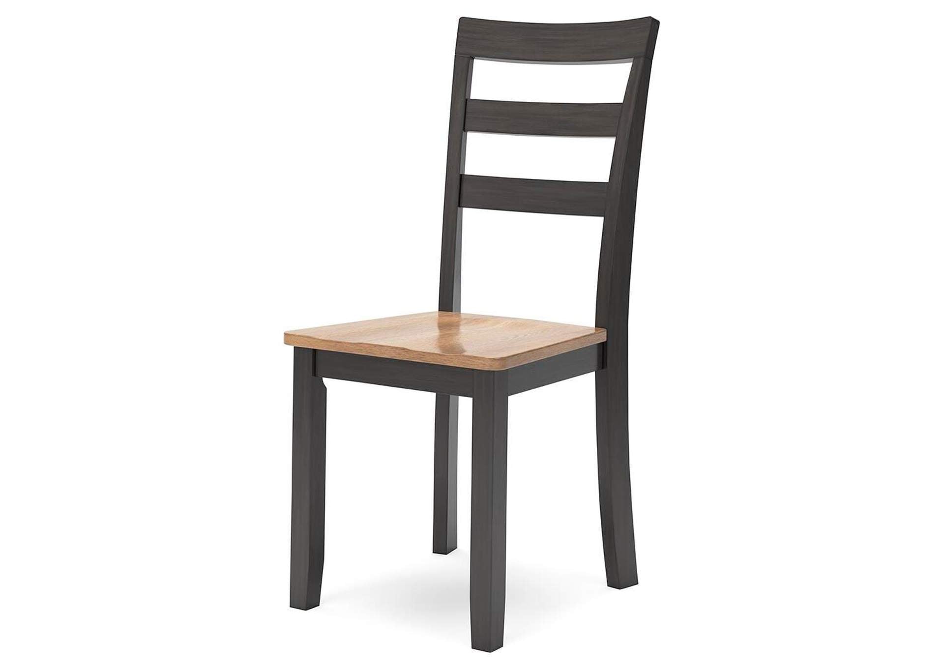 Gesthaven Dining Table and 2 Chairs angled view