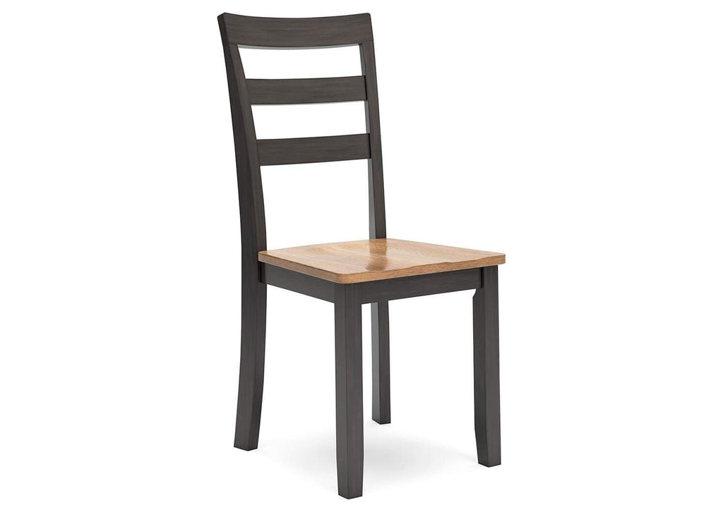 Gesthaven Dining Table and 4 Chairs angled view