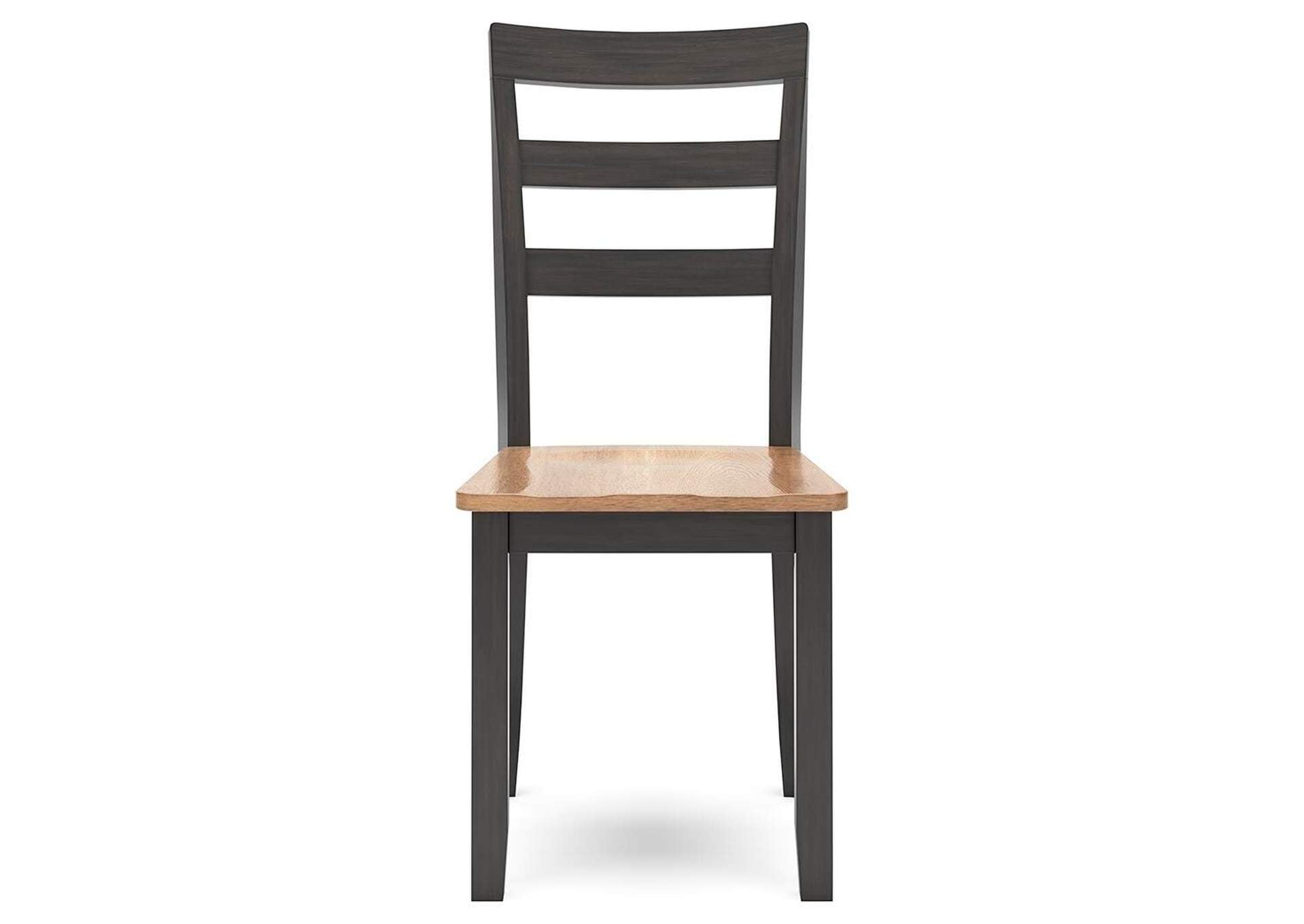 Gesthaven Dining Table and 2 Chairs front view