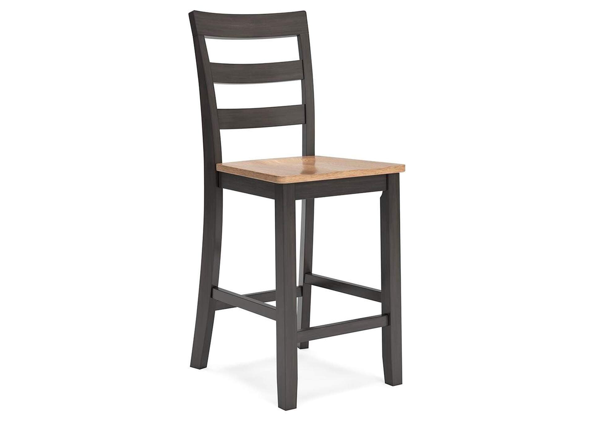 Gesthaven Counter Height Dining Table and 4 Barstools angled view