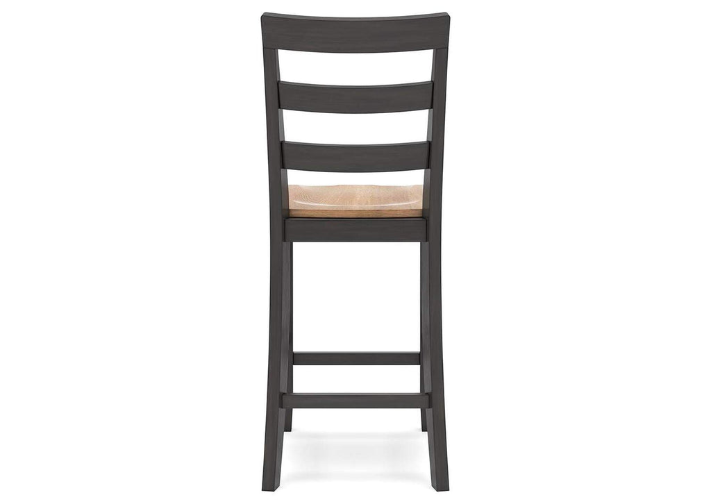 Gesthaven Counter Height Dining Table and 2 Barstools
