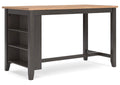 Gesthaven Counter Height Dining Table and 4 Barstools