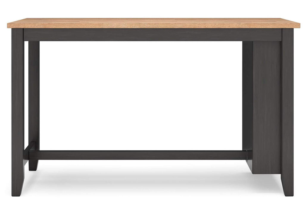 Gesthaven Counter Height Dining Table and 2 Barstools