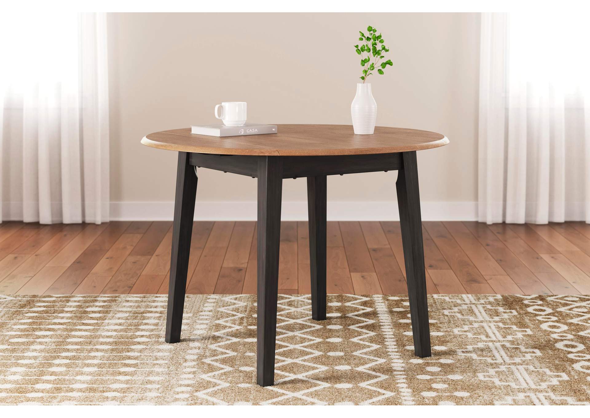 Gesthaven Dining Table and 2 Chairs