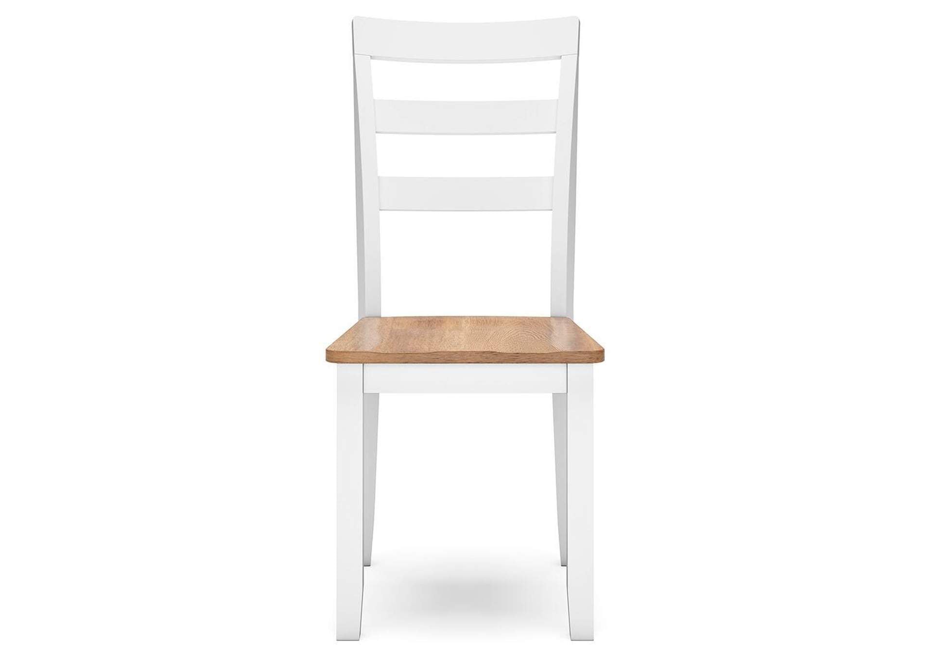 Gesthaven Dining Table and 2 Chairs front view