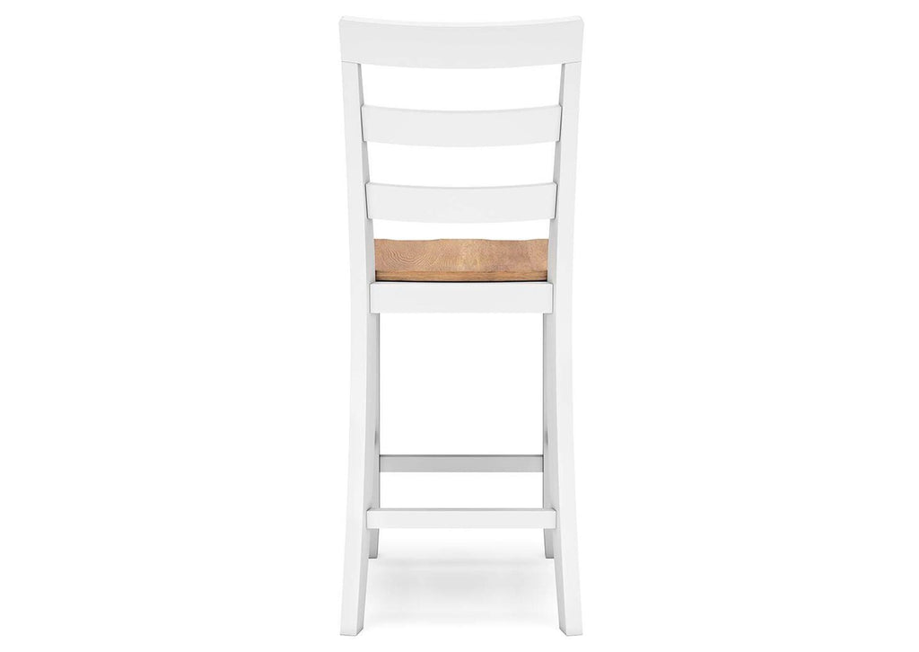 Gesthaven Counter Height Dining Table and 2 Barstools
