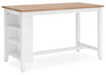 Gesthaven Counter Height Dining Table and 4 Barstools