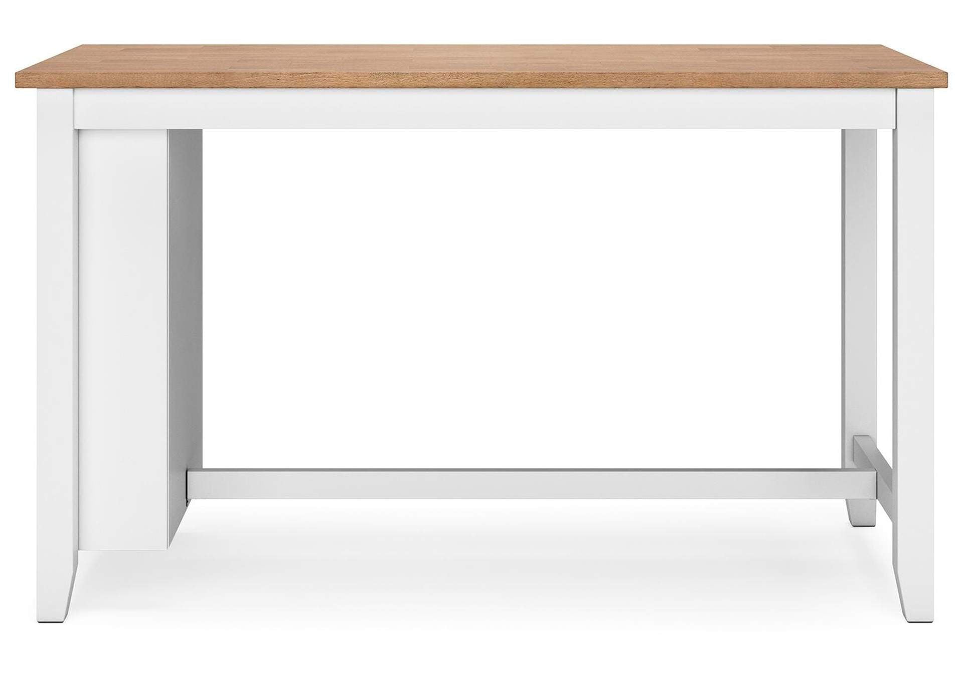 Gesthaven Counter Height Dining Table and 2 Barstools
