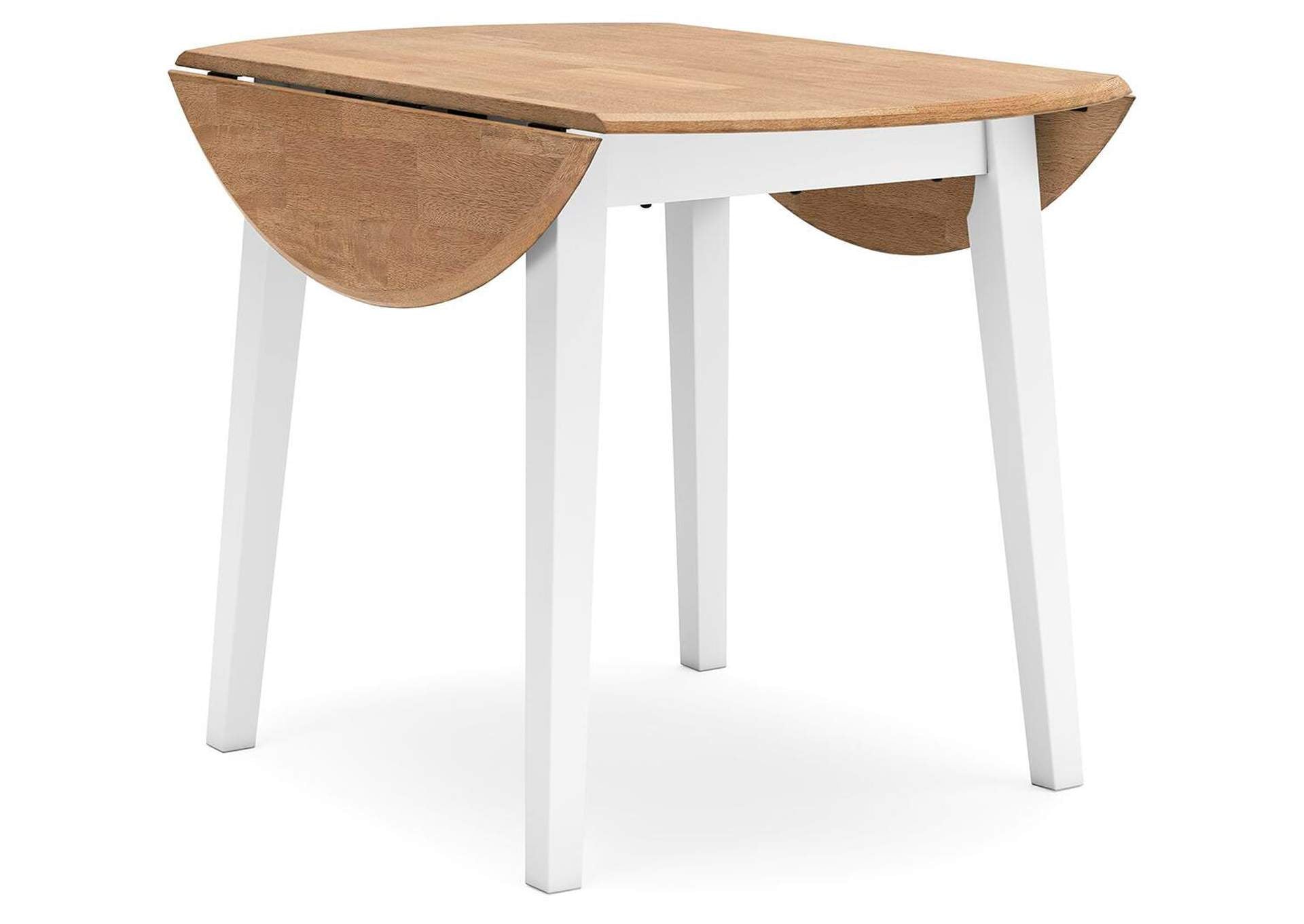 Gesthaven Dining Table and 2 Chairs angled view