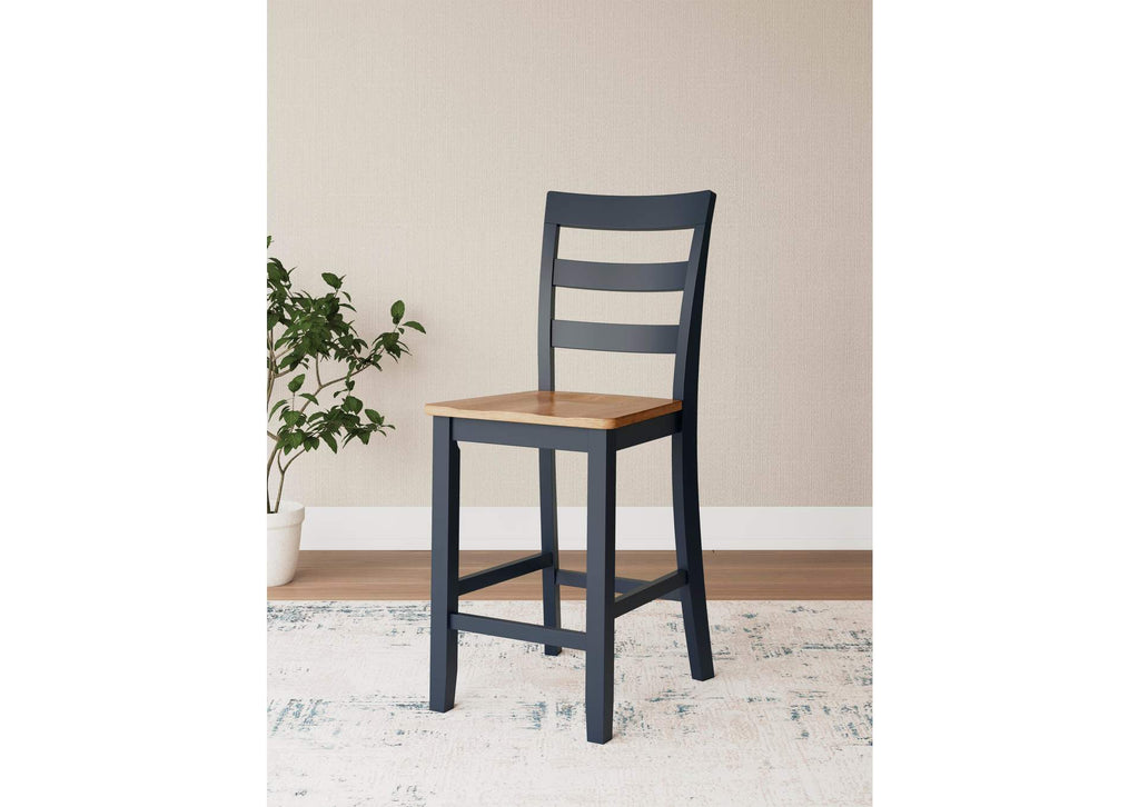 Gesthaven Counter Height Dining Table and 2 Barstools