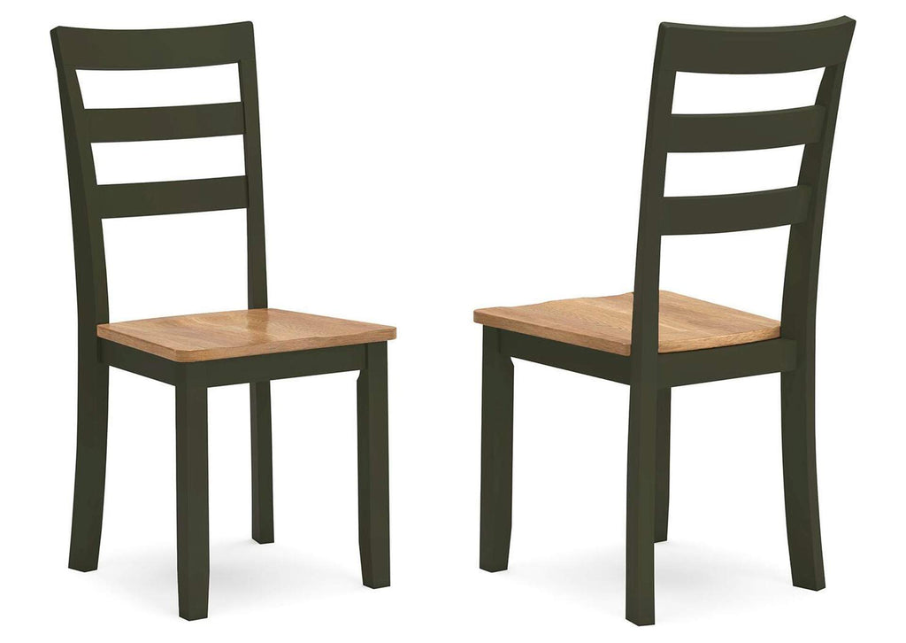 Gesthaven Dining Table and 4 Chairs angled view