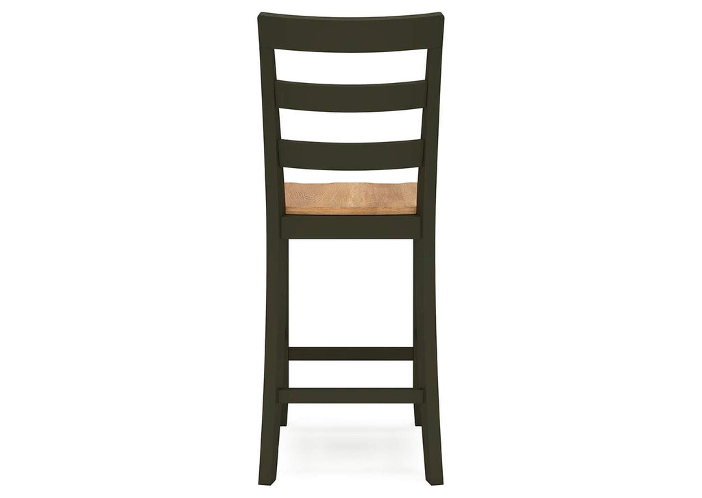Gesthaven Counter Height Dining Table and 2 Barstools