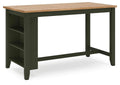 Gesthaven Counter Height Dining Table and 4 Barstools
