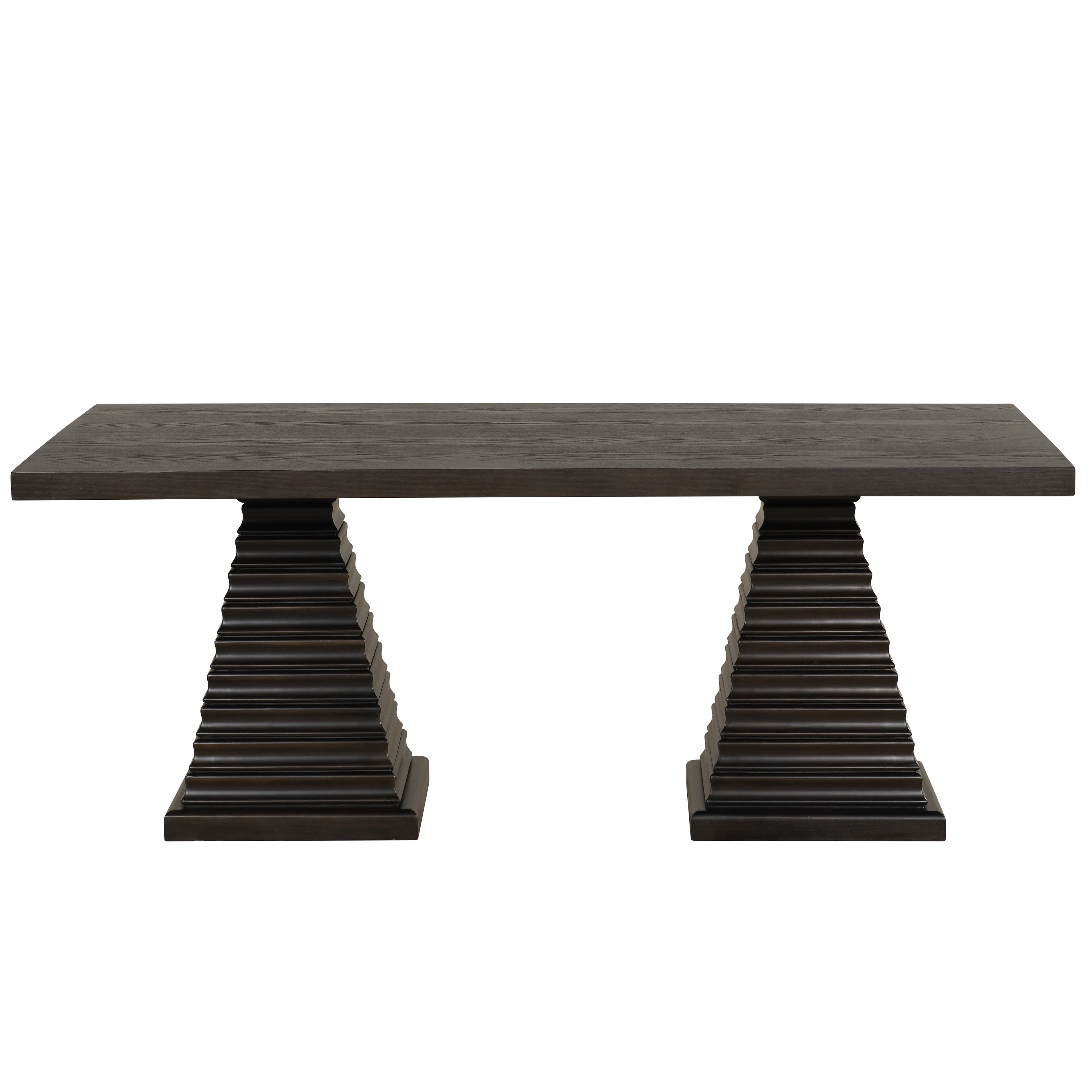 Plateau Rectangle -Rustic Espresso Dining Table
