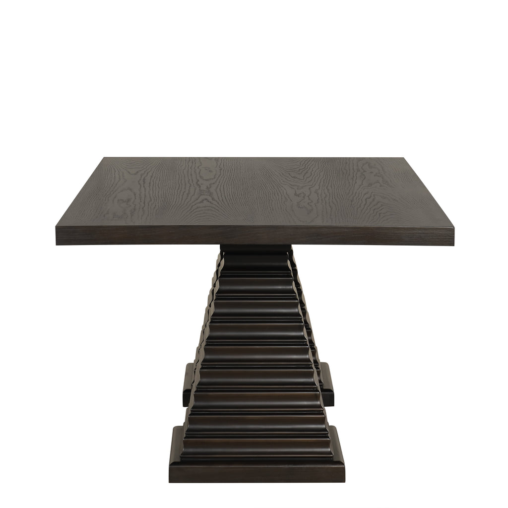 Plateau Rectangle -Rustic Espresso Dining Table