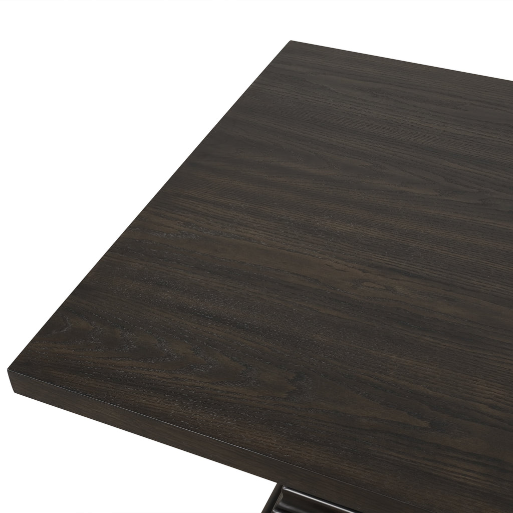 Plateau Rectangle -Rustic Espresso Dining Table