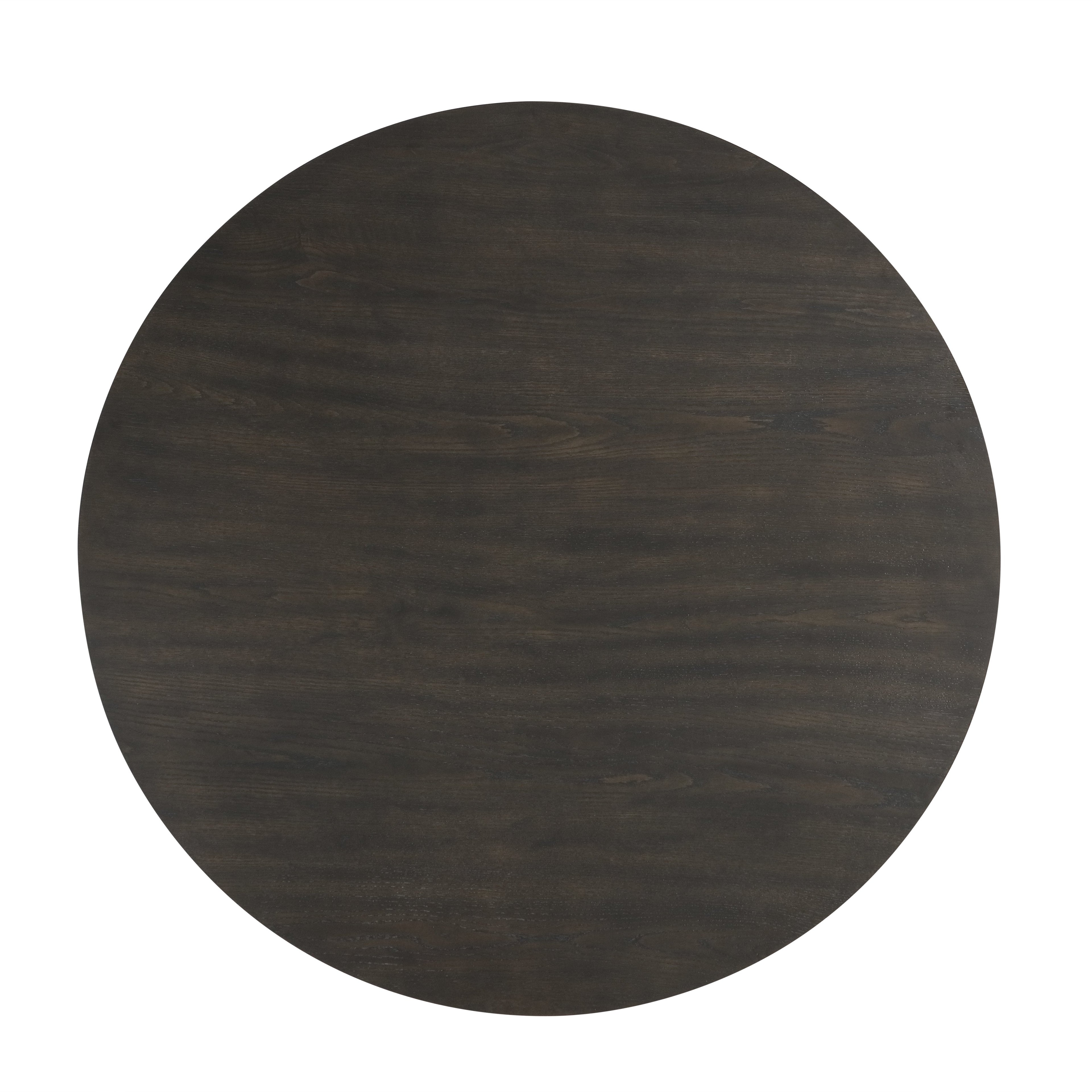 Plateau Round -Rustic Espresso Dining Table