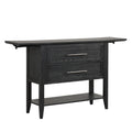 Sable Crest Drop Leaf Server-Black