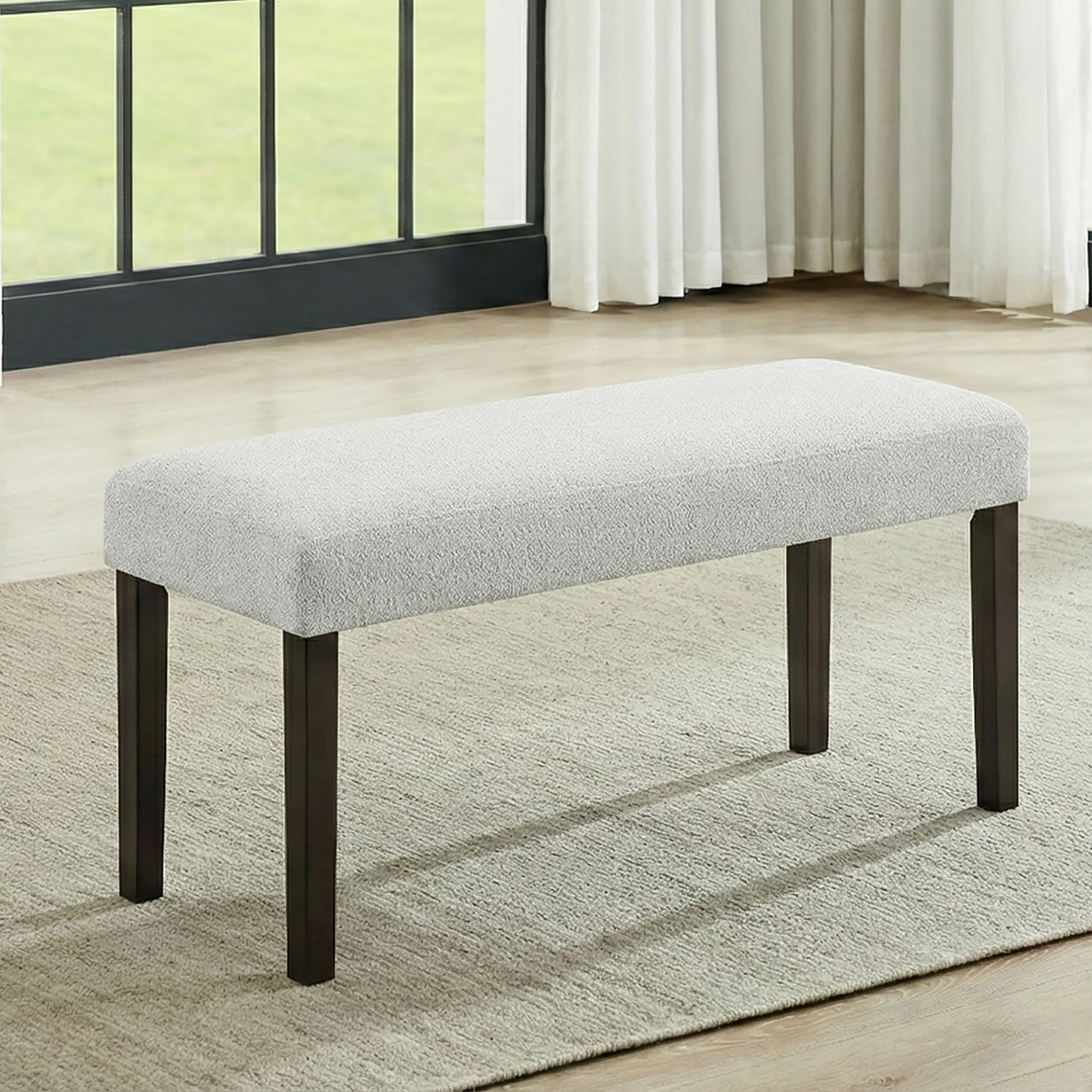 Carissa Dining Bench-Stone